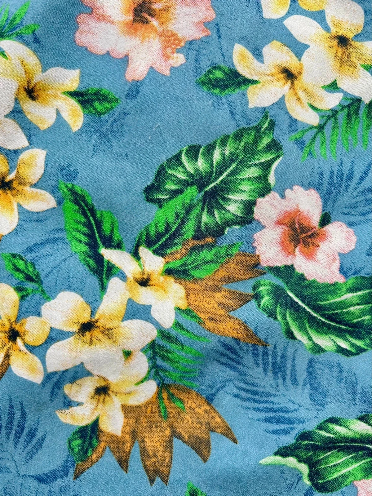 🌴🌺100% cotton Hawaiian beachwear tropical floral shirt Size M🦜🌸 – photo 9